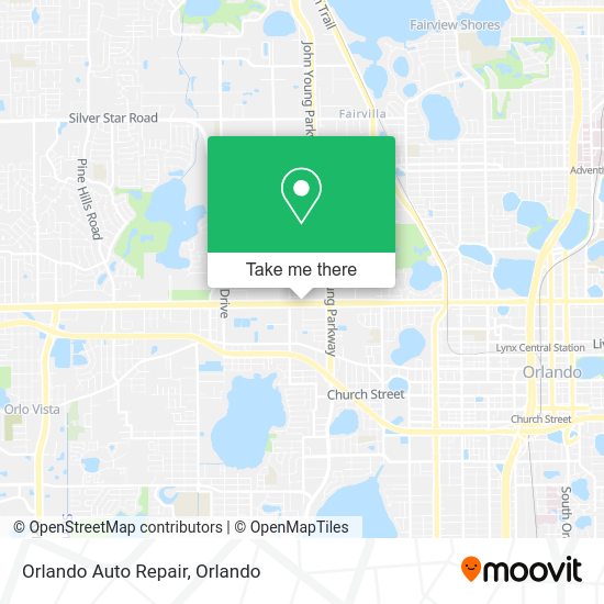 Orlando Auto Repair map