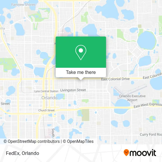 Mapa de FedEx