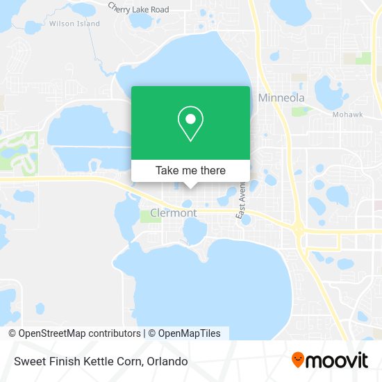 Sweet Finish Kettle Corn map