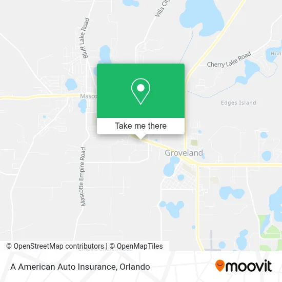 A American Auto Insurance map