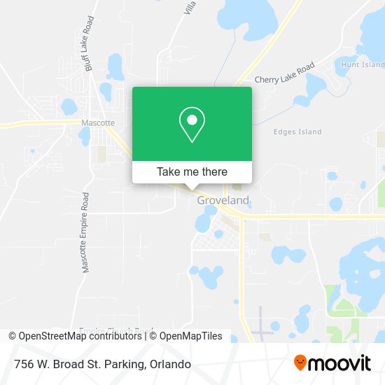 756 W. Broad St. Parking map