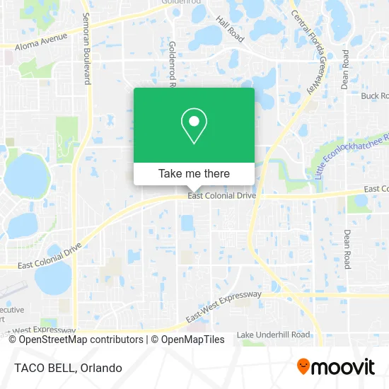 Mapa de TACO BELL
