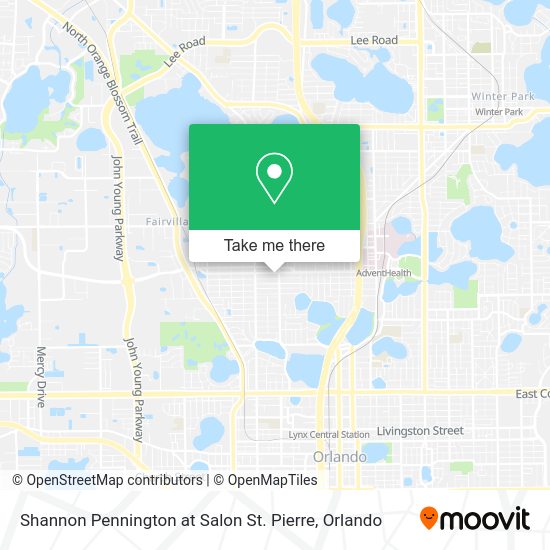 Shannon Pennington at Salon St. Pierre map