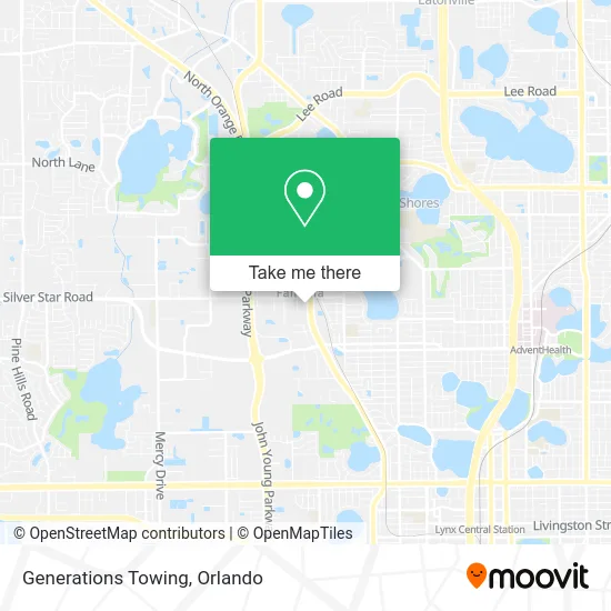 Generations Towing map