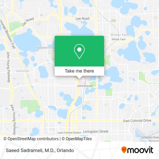 Saeed Sadrameli, M.D. map