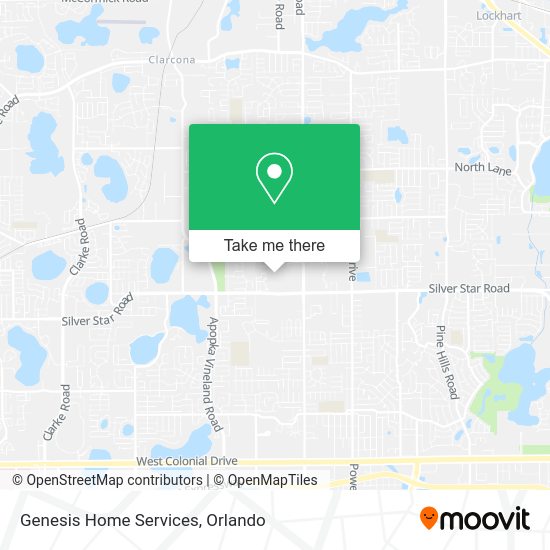 Mapa de Genesis Home Services
