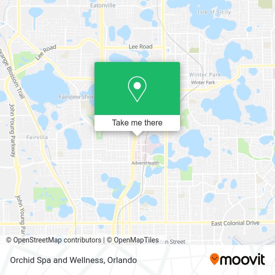 Orchid Spa and Wellness map
