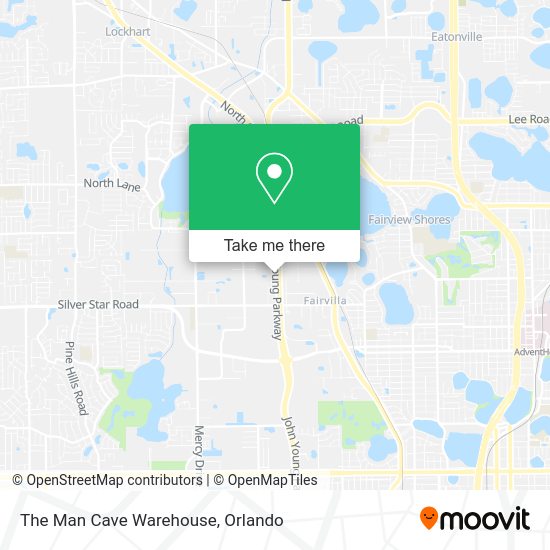 The Man Cave Warehouse map