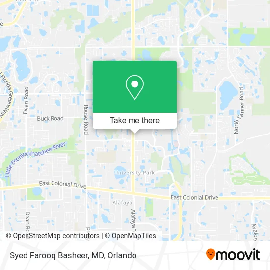 Mapa de Syed Farooq Basheer, MD