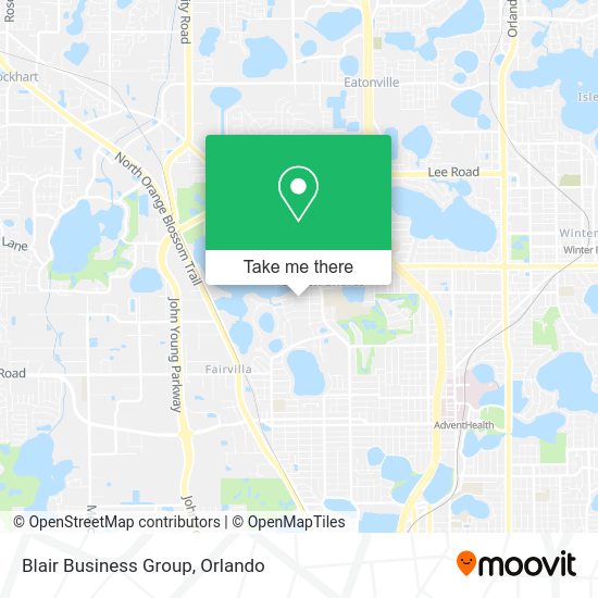Blair Business Group map