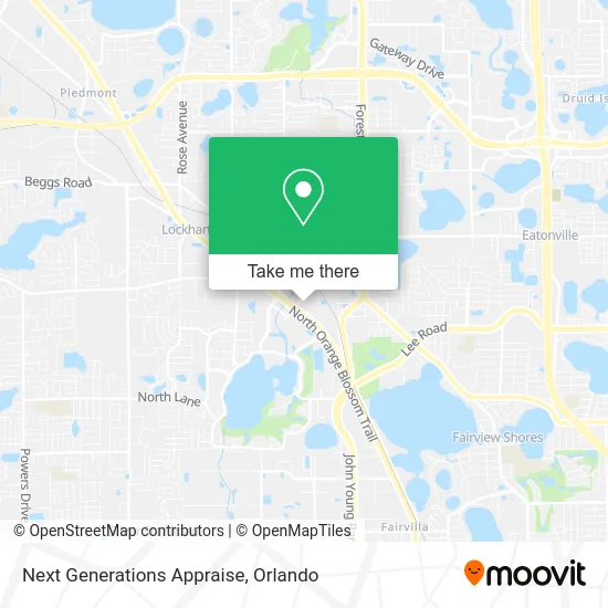 Next Generations Appraise map