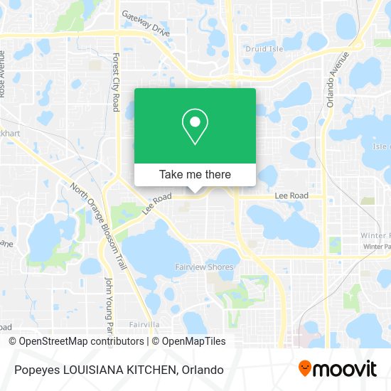 Popeyes LOUISIANA KITCHEN map
