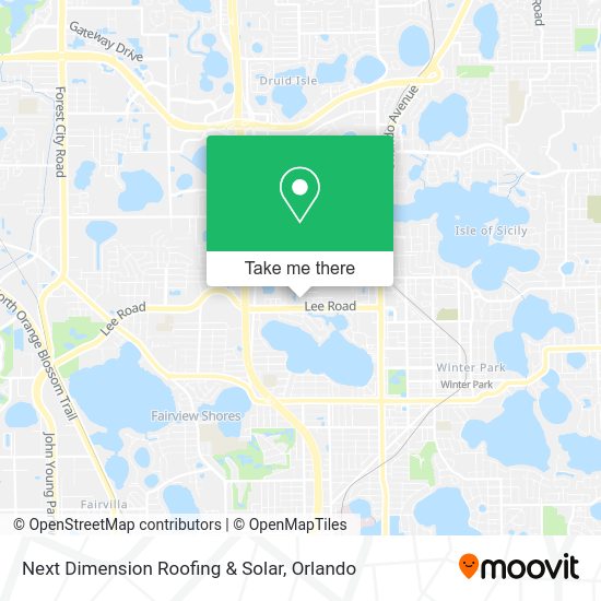 Next Dimension Roofing & Solar map