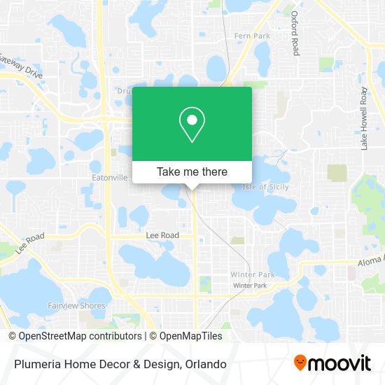 Plumeria Home Decor & Design map
