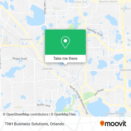 Mapa de TNH Business Solutions