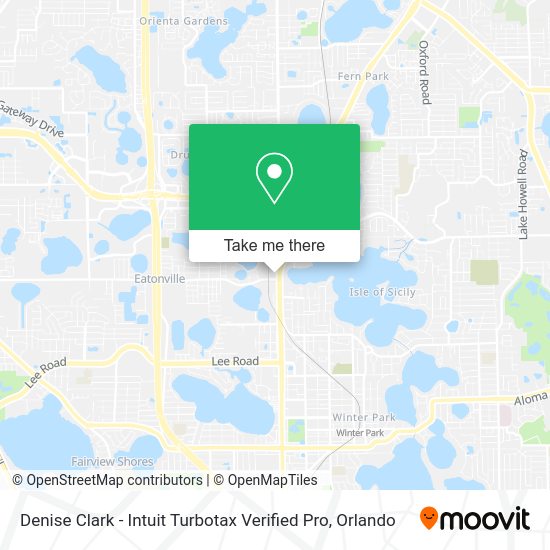 Mapa de Denise Clark - Intuit Turbotax Verified Pro