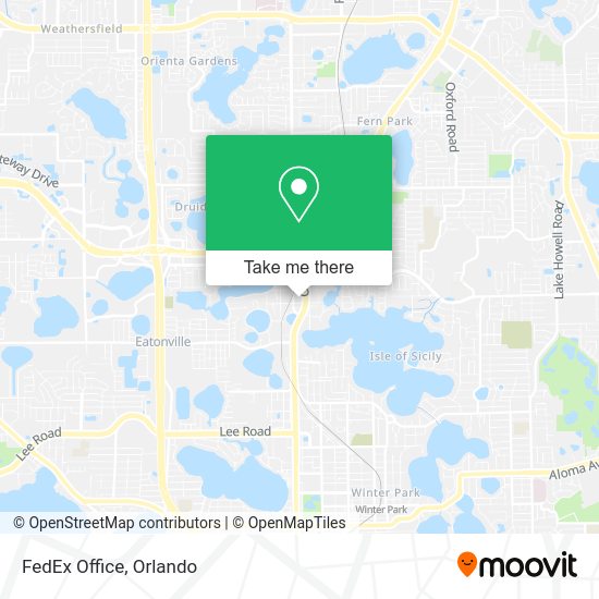 Mapa de FedEx Office