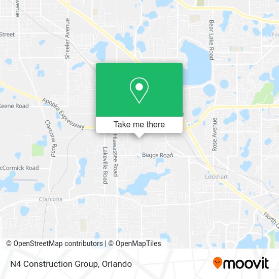 Mapa de N4 Construction Group