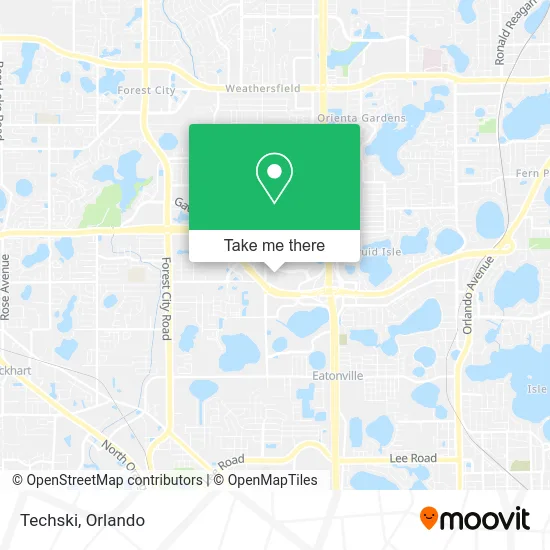 Mapa de Techski