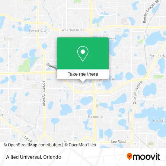 Mapa de Allied Universal