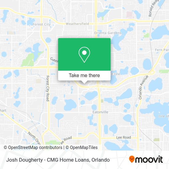 Mapa de Josh Dougherty - CMG Home Loans