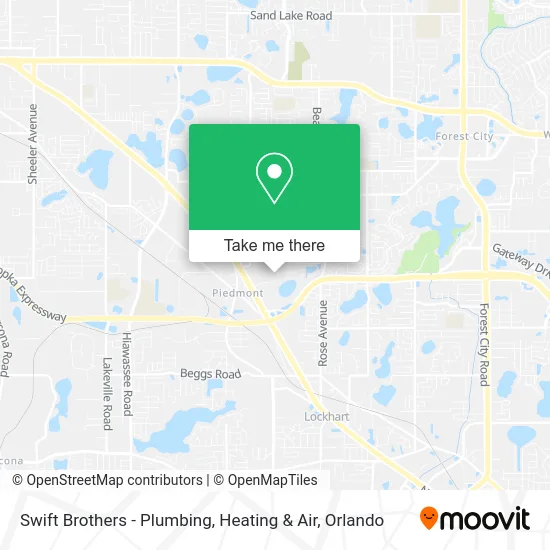 Mapa de Swift Brothers - Plumbing, Heating & Air