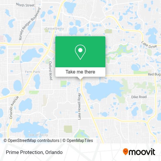 Mapa de Prime Protection