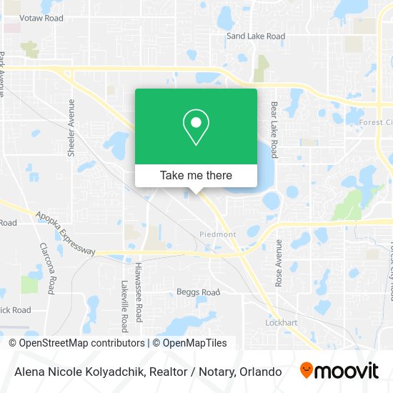 Alena Nicole Kolyadchik, Realtor / Notary map