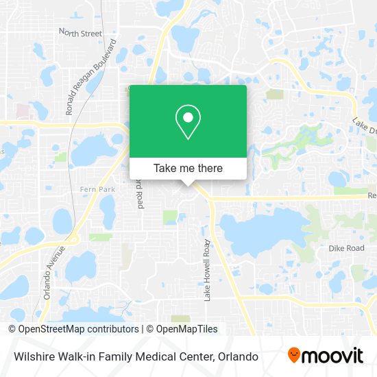 Mapa de Wilshire Walk-in Family Medical Center