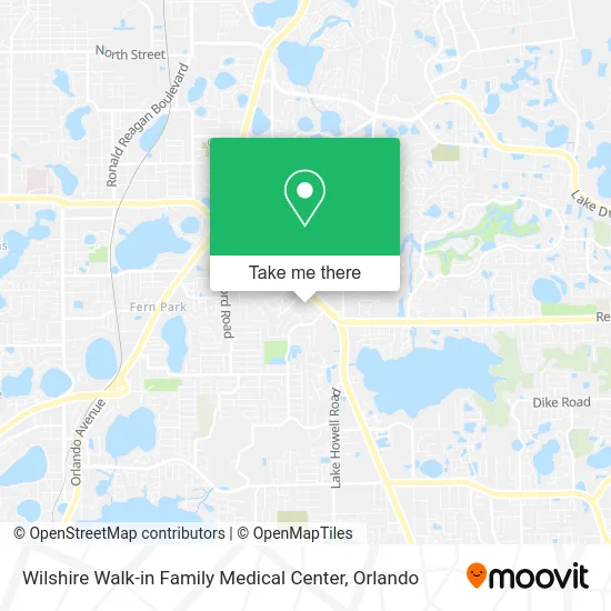 Mapa de Wilshire Walk-in Family Medical Center