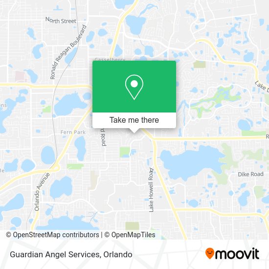 Guardian Angel Services map