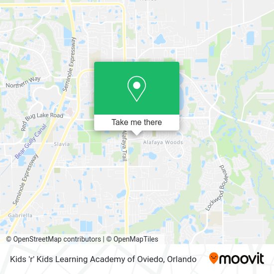 Kids 'r' Kids Learning Academy of Oviedo map