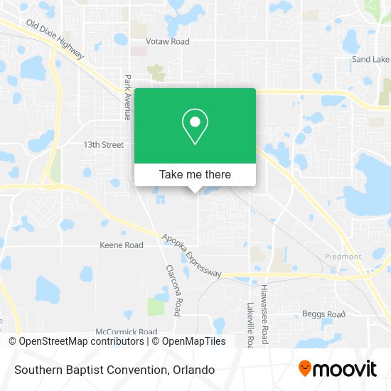 Southern Baptist Convention map