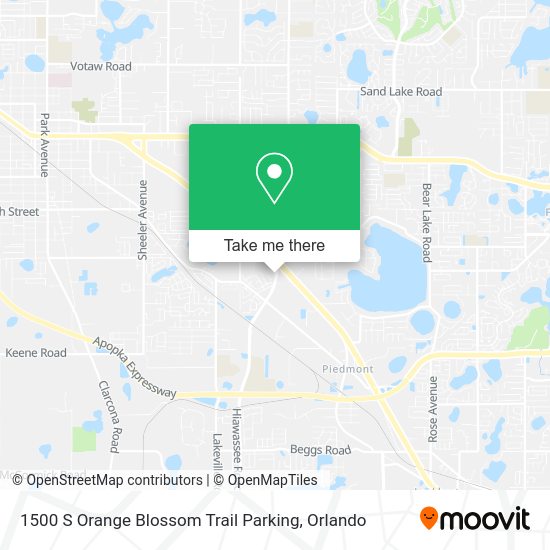 1500 S Orange Blossom Trail Parking map