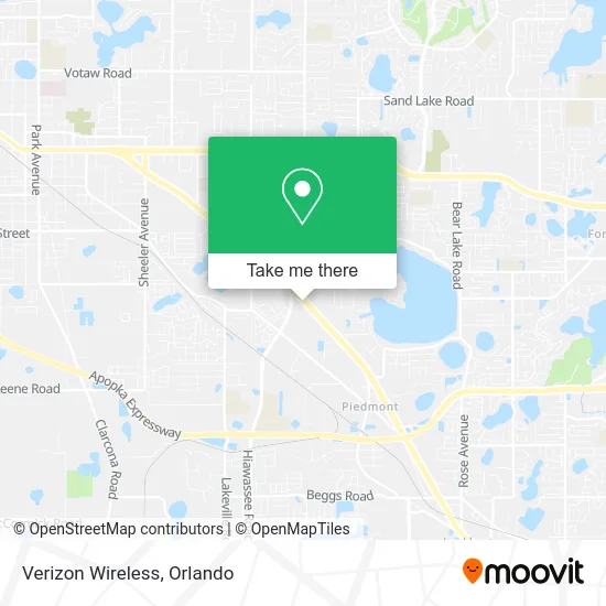 Verizon Wireless map
