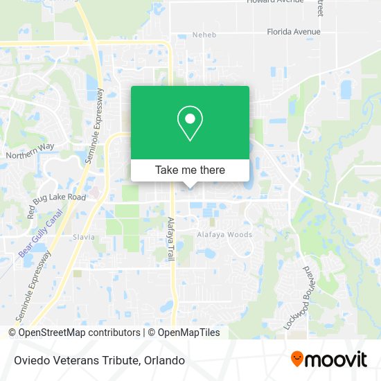 Mapa de Oviedo Veterans Tribute