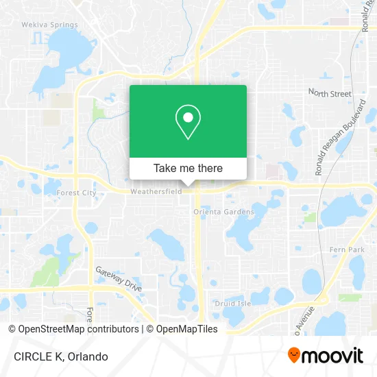Mapa de CIRCLE K