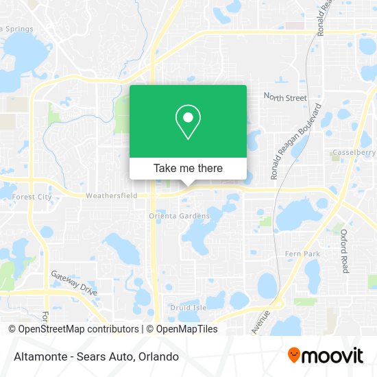 Mapa de Altamonte - Sears Auto