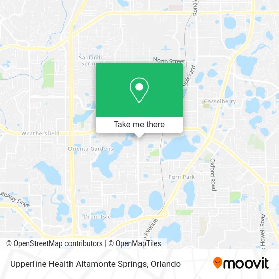 Upperline Health Altamonte Springs map