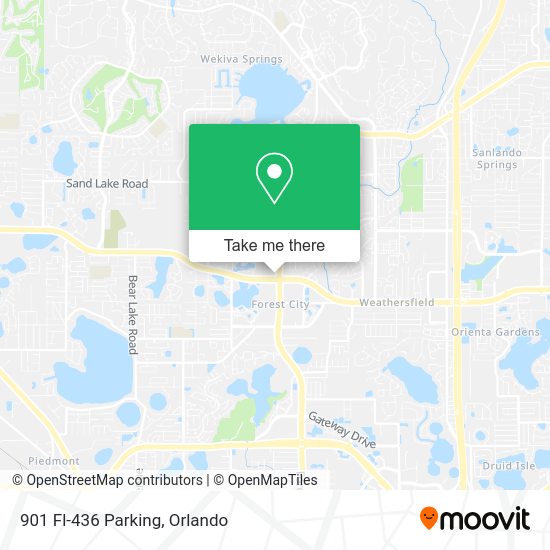 901 Fl-436 Parking map