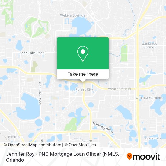 Jennifer Roy - PNC Mortgage Loan Officer map