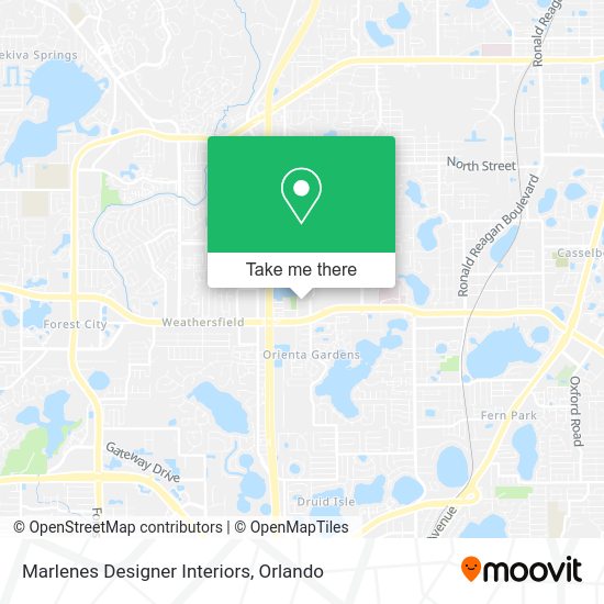 Marlenes Designer Interiors map