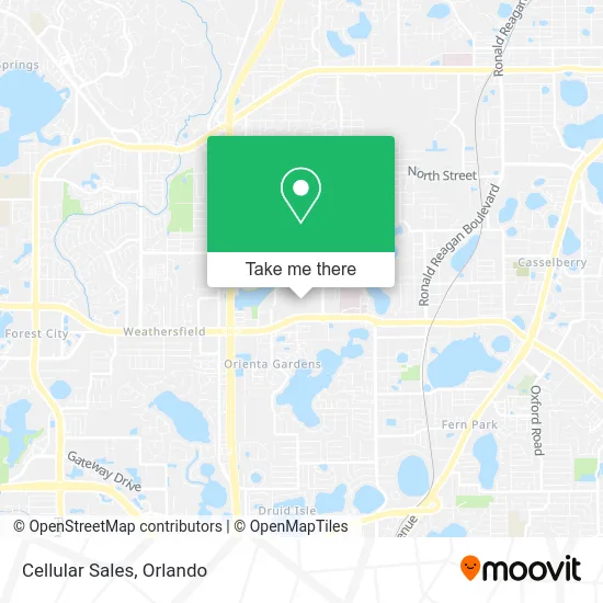 Cellular Sales map