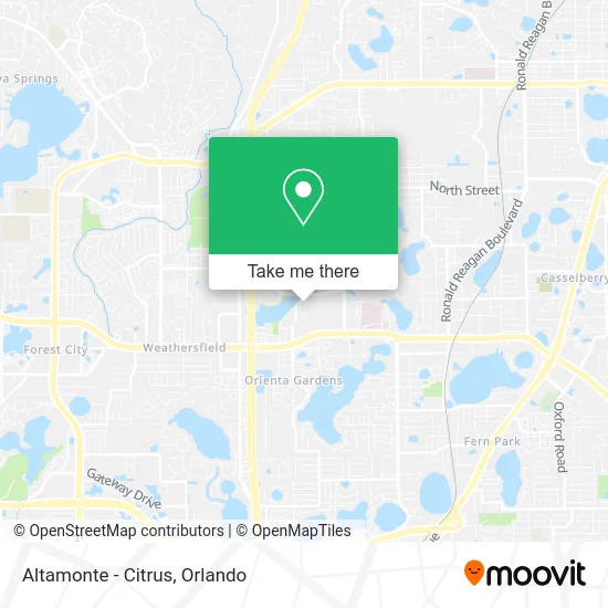 Altamonte - Citrus map
