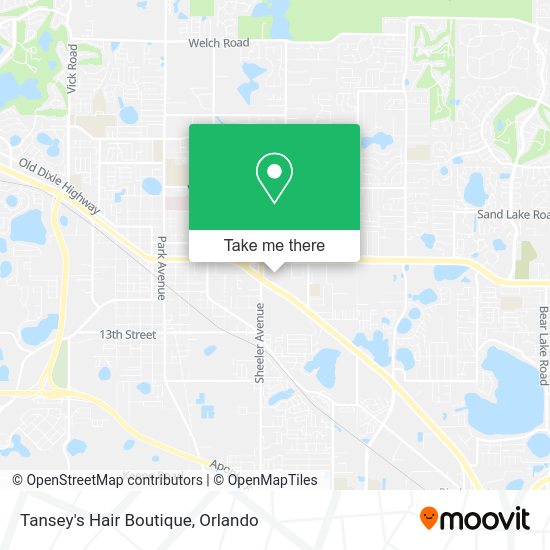 Mapa de Tansey's Hair Boutique