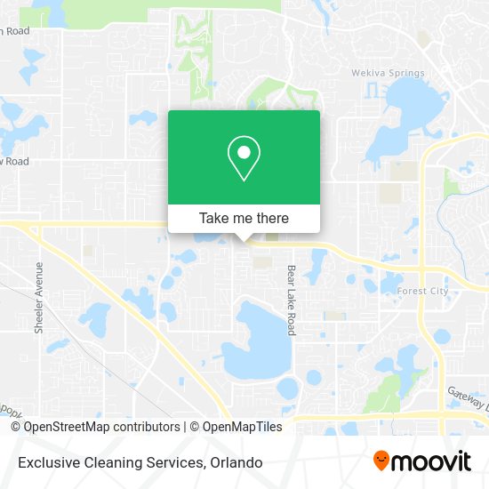 Mapa de Exclusive Cleaning Services