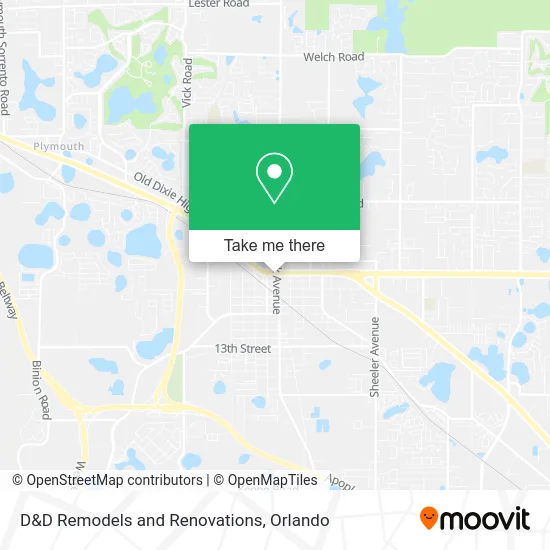 D&D Remodels and Renovations map