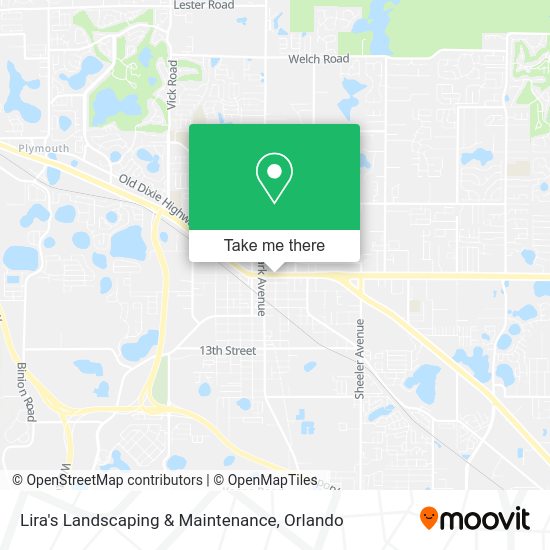 Lira's Landscaping & Maintenance map