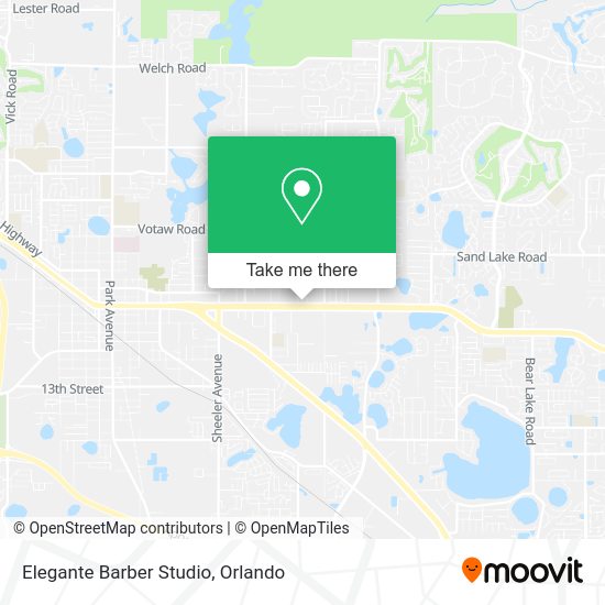Elegante Barber Studio map