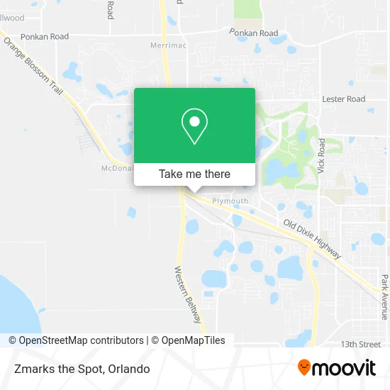 Mapa de Zmarks the Spot